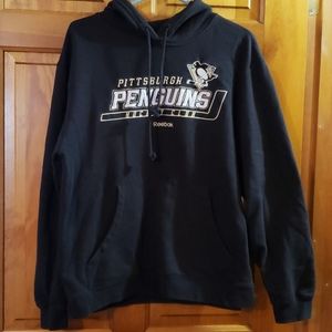Mens Medium Reebok Pittsburgh Penguins Hoodie